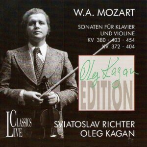 Vol.III: Mozart, Violin Sonatas KV380, 403, 454, 373, 404