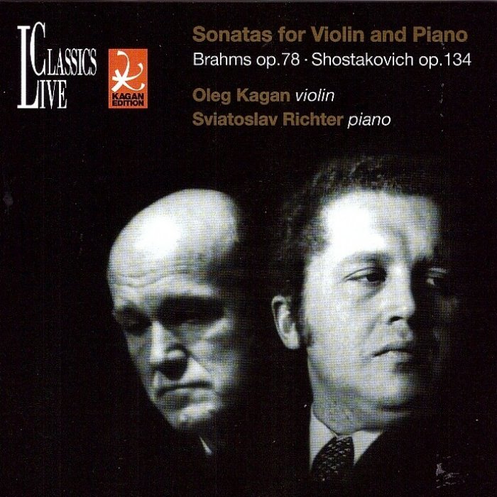 Vol.XVIII: Violin Sonatas. Brahms, op.78, Shostakovich, op.134