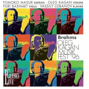 Brahms, Viola Sonata op.120, Two Songs for Alto, Viola & Piano op.91, Violin Sonata No.3 op.108