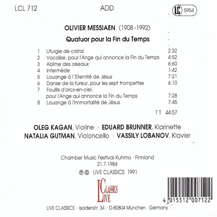 Olivier Messiaen – Quartet on the End of Time - Image 2