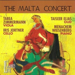 Bach, Prélude (Suite BWV1009), Bey, Samai'e (Cello & Oud), Wiesenberg, Encounters I (Oud & Piano), Trio (Oud, Cello & Piano), Schumann, Märchenbilder (Viola & Piano op.113), Elias, Taqasim Rast, Ben Haim, Nocturne op.20b